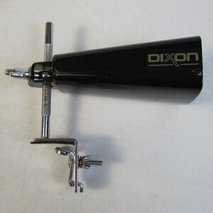 Dixon Black Metal Cow Bell  Drum Accessory Percussion Instrument Cowbell